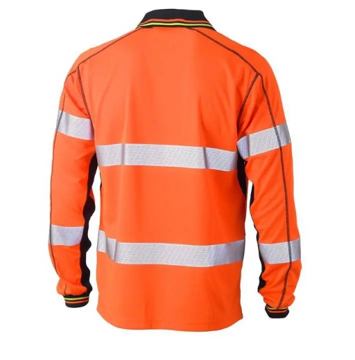 Picture of Bisley, Taped Hi Vis Polyester Mesh Polo